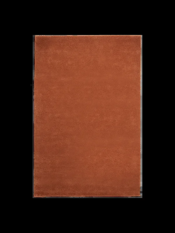 Stille Tufted Rug – Red Brown