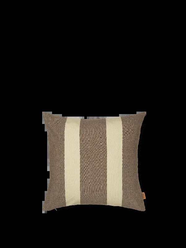 Strand Outdoor Cushion Cover – Carob Brown/Parchment