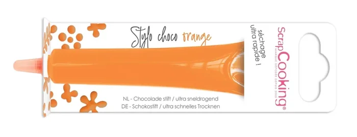 Stylo au chocolat goût orange 25g