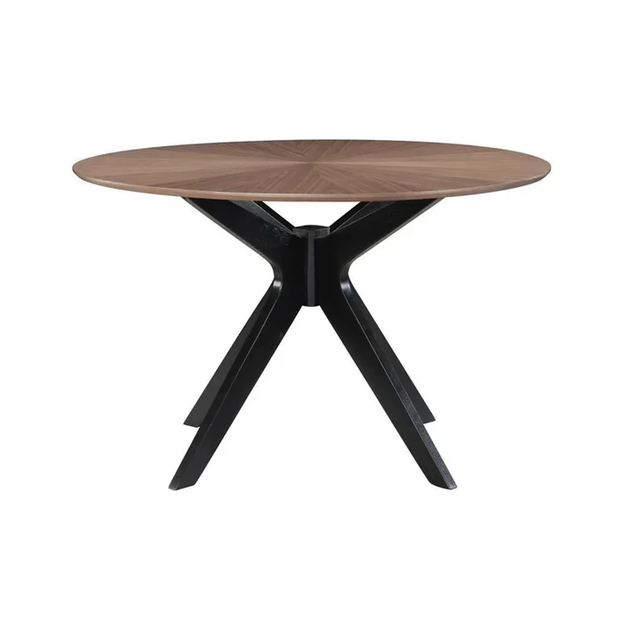 Table à manger ronde noyer d120 cm dielli