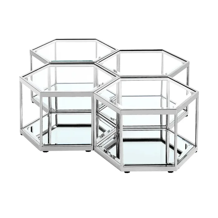 Table basse argentée Swainson