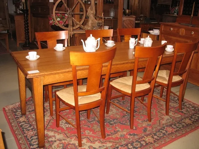 Table de Ferme en Chêne Fin XIXe