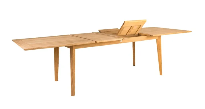 Table de jardin extensible pour 12 personnes en bois de Roble massif