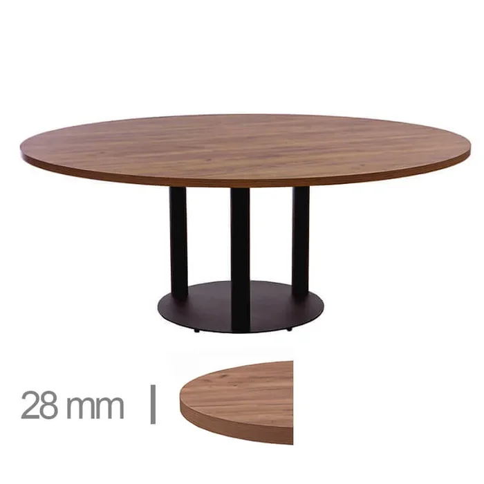 Table Ronde De Café, Restaurant Et Horeca – Madrid K4 – 130 Cm Avec Pied