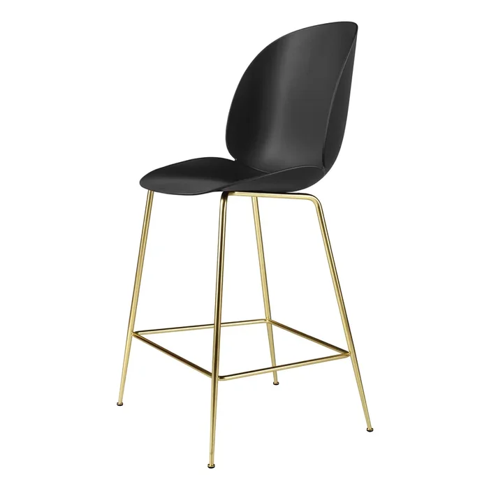 Tabouret BEETLE – noir/laiton