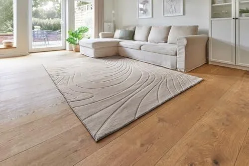Tapis Dale – Tapis à Poils Courts avec Effet Profond pour Le Salon et la Chambre à Coucher – Tapis tissé à Haute densité – Doux au Toucher – 160 x 230