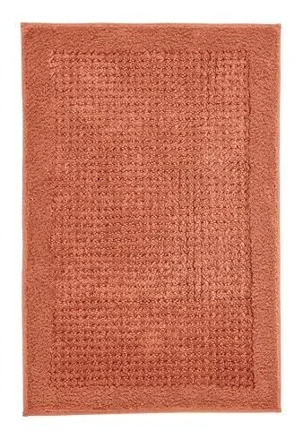 Tapis de Bain en Coton, Terre Cuite, 60 x 90 cm