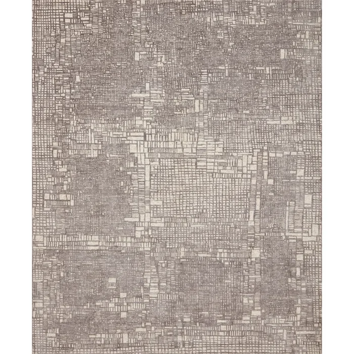 Tapis noué à la main gris Atlas/naturel