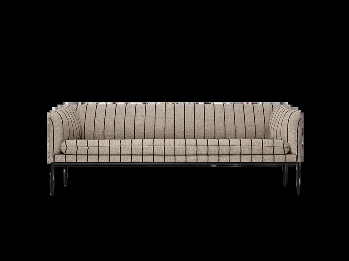 Turn Sofa 3-seater – Pasadena – Sand/Black