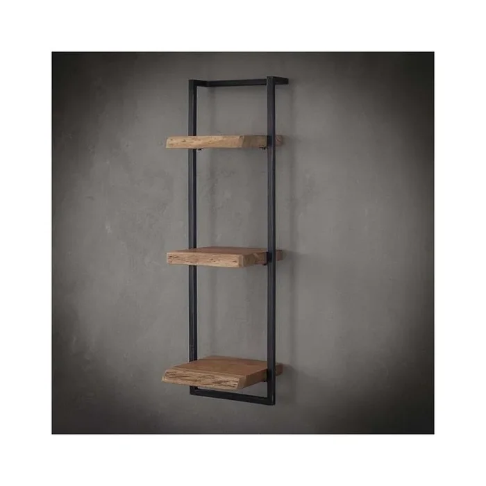 Vico Edge – étagère murale – 30 x 25 x 100 cm – bois d’acacia