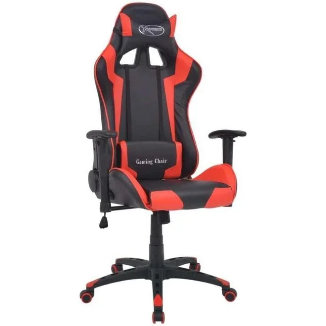 Vidaxl – Chaise de bureau inclinable Cuir artificiel Rouge