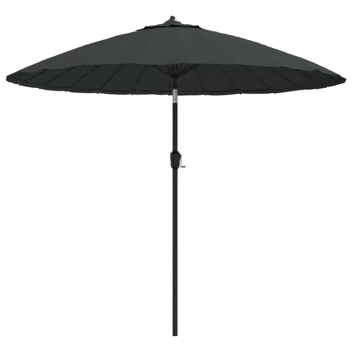 vidaXL Parasol d&rsquo;extérieur avec mât en aluminium 270 cm Anthracite
