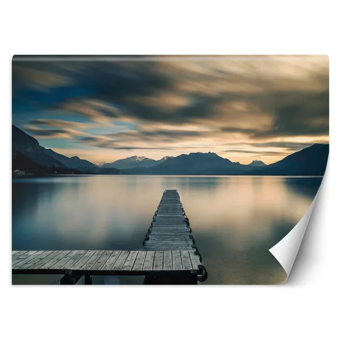 Wallpaper, Wooden deck overlooking the lake