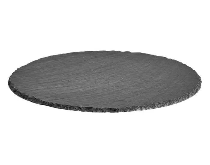ZELLER assiette de service ardoise ronde ø 30 cm